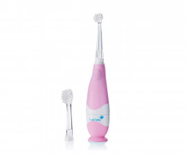 BrushBaby BRB158 - BabySonic Electric Toothbrush for Toddlers, pink