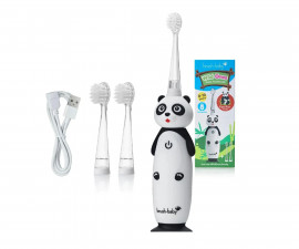 BrushBaby BRB228 - WildOnes™ Panda Kids Electric Rechargeable Toothbrush