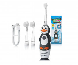 BrushBaby BRB240 - WildOnes™ Penguin Kids Electric Rechargeable Toothbrush