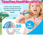 BrushBaby BRB238 - WildOnes™ Elephant Kids Electric Rechargeable Toothbrush thumb 6