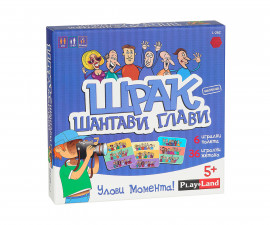 Настолна игра PlayLand L-262 BG - Щрак. Шантави глави