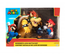 Jakks Pacific 64512-4L - Nintendo Mario vs. Bowser Diorama Set (Wave 1)