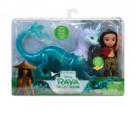Jakks Pacific Raya and The Last Dragon 213884 - Petite Raya Doll (15cm.) & Feature Sisu Dragon