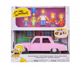 Jakks Pacific 430704 - The Simpsons: Family Sedan Set