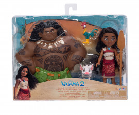 Jakks Pacific 237554-VAI - Disney Vaiana 2 - Maui & Vaiana Petite Gift Set 15 cm