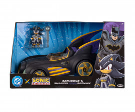 Jakks Pacific 429114 - Dc X Sonic The Hedgehog 2.5” Shadow + Batmobile