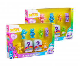 PMI CB2070 - Care Bears Mini Collectible Figures 8 pack Deluxe box - including 2 rare hidden characters
