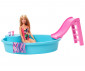 Barbie GHL91 - Doll and Pool Set with Slide and Accessories, Blonde thumb 3