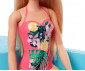 Barbie GHL91 - Doll and Pool Set with Slide and Accessories, Blonde thumb 6