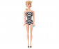 Кукла Barbie колекция с черно-бял бански thumb 3
