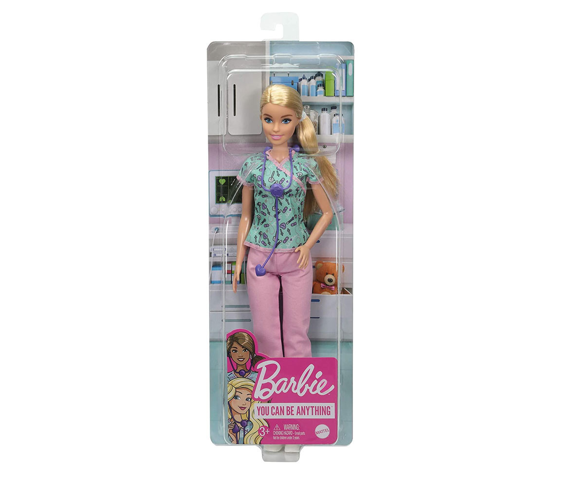 Детска играчка модни кукли Barbie GTW39 - Кукла с професия медицинска сестра