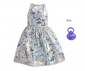 Детска играчка модни кукли Barbie GWC27 - Комплект модни дрехи, Сребриста рокля и лилава чанта GWC27 thumb 2