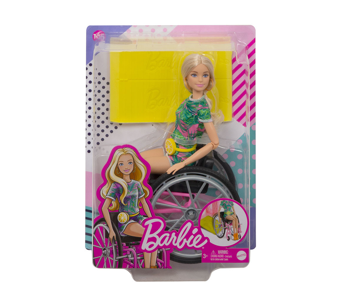 Детска играчка модни кукли Barbie GRB93 - В инвалидна количка