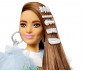 Кукла Barbie - Екстра: Рокля с цветовете на дъгата и палто GYJ78 thumb 3