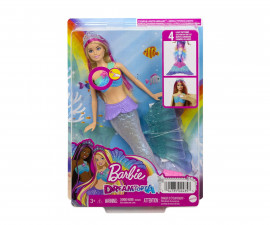 Кукла Barbie - Русалка със светеща опашка HDJ36