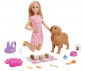 Кукла Barbie - Комплект с куче и новородени кученца HCK75 thumb 2