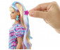 Игрален комплект за деца Кукла Barbie - Кукла с дълга коса и звезди HCM88 thumb 5
