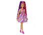 Игрален комплект за деца Кукла Barbie - Кукла с дълга коса и цветя HCM89 thumb 3