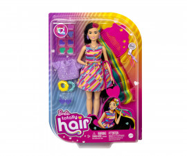 Игрален комплект за деца Кукла Barbie - Кукла с дълга коса и сърца HCM90