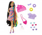 Игрален комплект за деца Кукла Barbie - Кукла с дълга коса и сърца HCM90 thumb 2