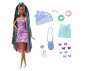Игрален комплект за деца Кукла Barbie - Кукла с дълга коса и пеперуди HCM91 thumb 2