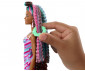 Игрален комплект за деца Кукла Barbie - Кукла с дълга коса и пеперуди HCM91 thumb 5