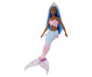 Игрален комплект за деца Кукла Barbie - Дриймтопия: Кукла русалка, синя коса с бяла корона HGR12 thumb 2