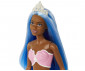 Игрален комплект за деца Кукла Barbie - Дриймтопия: Кукла русалка, синя коса с бяла корона HGR12 thumb 3