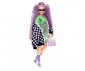 Игрален комплект за деца Кукла Barbie - Екстра: Кукла с черно-бяло яке HHN10 thumb 4