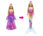 Игрален комплект за деца Кукла Barbie - Дриймтопия: 2в1, с трансформация принцеса/русалка GTF92 thumb 3