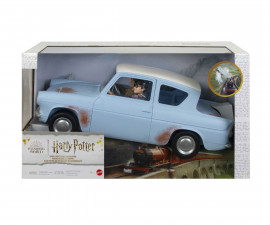 Кукла от филма Harry Potter - Игрален комплект Хари Потър с летяща кола HHX03