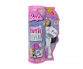 Игрален комплект за деца Кукла Barbie - Супер изненада кукла Бяла мечка HJL64