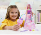 Кукла Barbie Дриймтопия - Игрален комплект кукла с шарени плитки и аксесоари за прически HNJ06 thumb 6