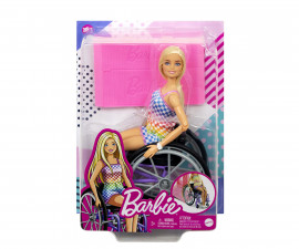 Кукла Barbie - Игрален комплект в инвалиден стол HJT13