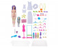 Игрален комплект за деца Кукла Barbie - Модно студио с трансформация - Пъстри цветове/шарки HCD29 thumb 2
