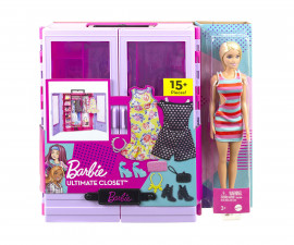 Игрален комплект за деца Кукла Barbie - Гардероб с включена кукла HJL66