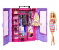 Игрален комплект за деца Кукла Barbie - Гардероб с включена кукла HJL66 thumb 2