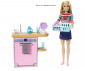 Кукла Barbie - Игрален комплект Обзавежданеза дома, кухня HJV34 thumb 6