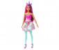 Кукла Barbie - Игрален комплект Дриймтопия - 3в1 принцеса с костюми на фея и на русалка HLC28 thumb 3