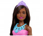Кукла Barbie - Принцеса, тъмно кестенява коса и лилава пола HGR02 thumb 6