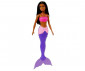 Кукла Barbie - Дриймтопия: Русалка, черна коса и лилава опашка HGR06 thumb 2