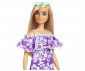 Кукла Barbie - От рециклирана пластмаса, руса коса и лилава рокля GRB36 thumb 3