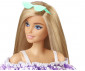 Кукла Barbie - От рециклирана пластмаса, руса коса и лилава рокля GRB36 thumb 4