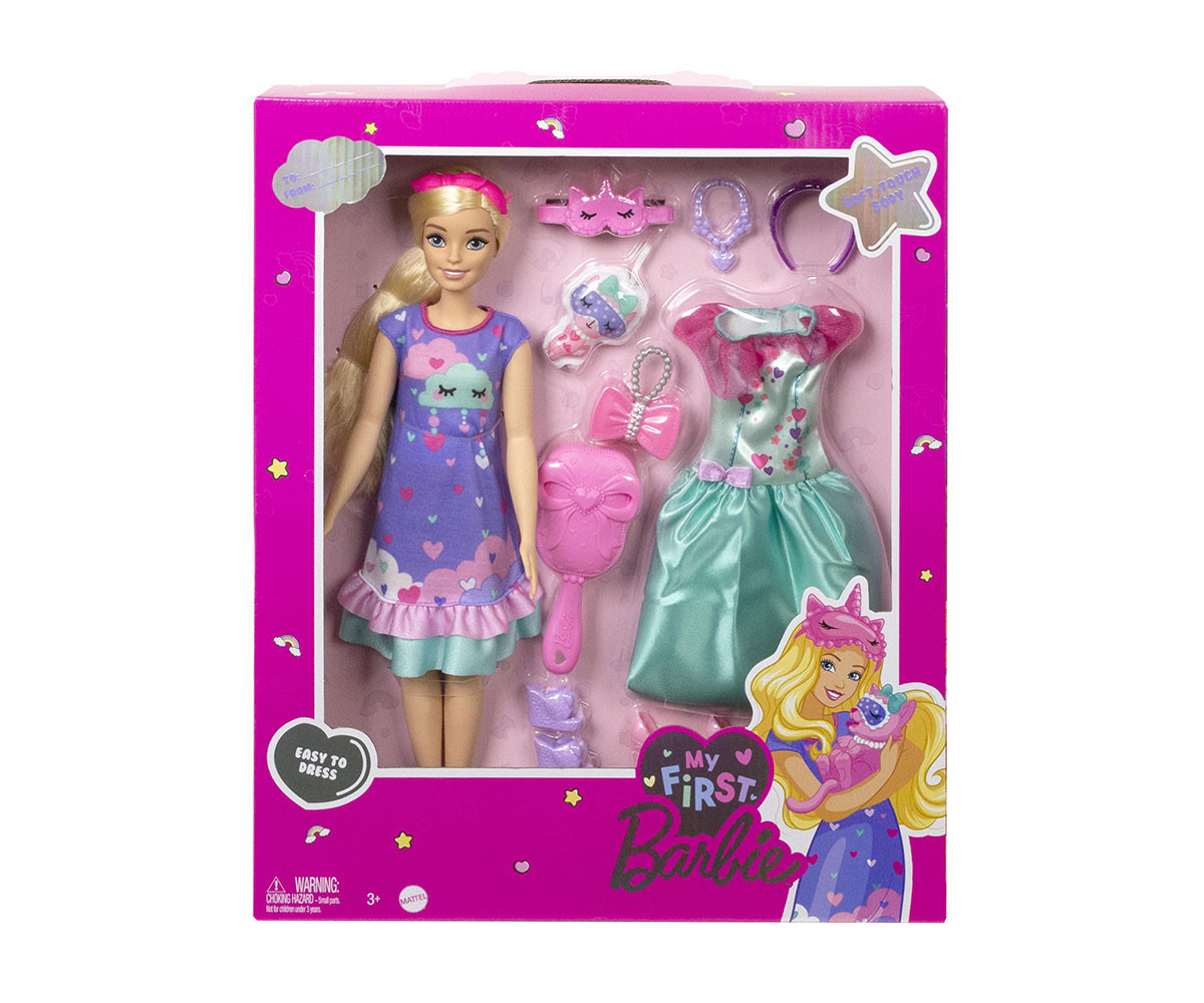 Кукла Barbie - Моята първа Барби: Луксозна кукла HMM66
