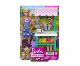 Кукла Barbie - Игрален комплект фермерски щанд HCN22