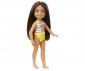 Кукла Barbie - Челси с кестенява коса по бански с ананас GHV57 thumb 2