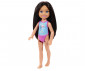 Кукла Barbie - Челси с кестенява коса по бански с делфин GLN71 thumb 2