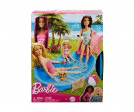 Кукла Barbie - Комплект с басейн HRJ74
