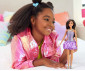 Игрален комплект за деца с кукла Barbie - Fashionistas: Брюнетка в лилаво HYT92 thumb 6