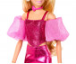 Игрален комплект за деца с кукла Barbie - Луксозна мода: С бляскав розов топ и панталон JFP40 thumb 4